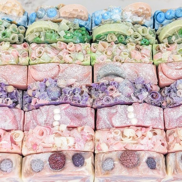 Naturally Enchanted SoapWorks,LLC Other - Handcrafted artisan soaps bundle of 8 soap bars, Shea butter Bath Body Soaps